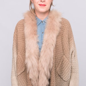 Fur trim blazer new arrivals