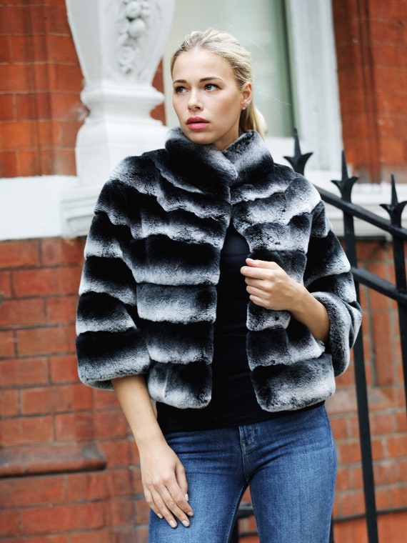 rex rabbit fur jacket