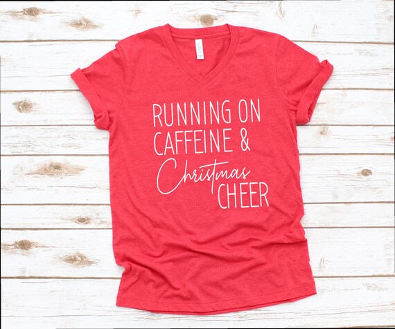 Christmas Cheer Coffee Tee - Bella Canvas Unisex Shirt