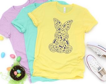 Easter bunny tee | Easter Bunny Shirt | Women's graphic tee | Women's shirt | Women's Easter Shirt | Bella + Canvas Tee | Plus Size