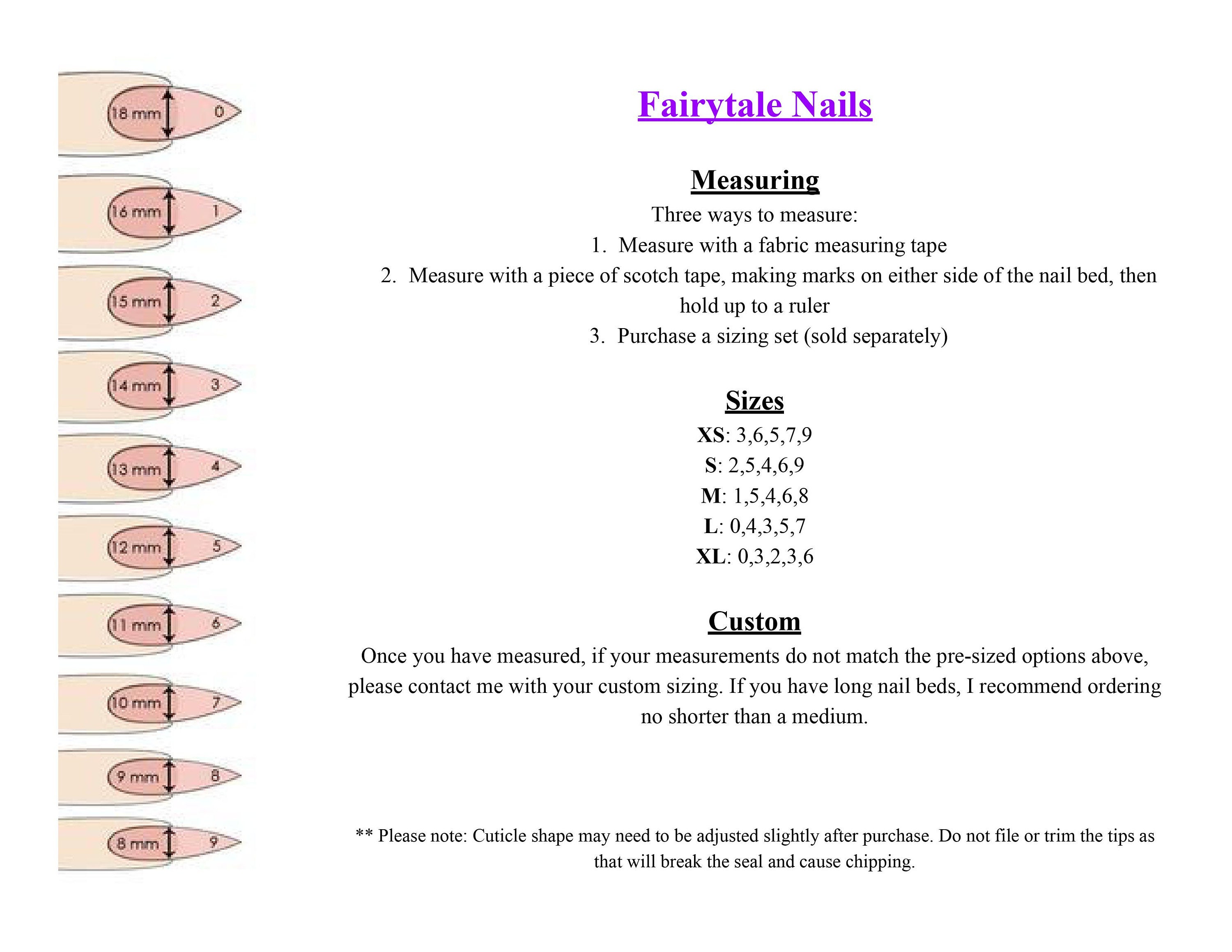 Fruits Basket Nails Etsy