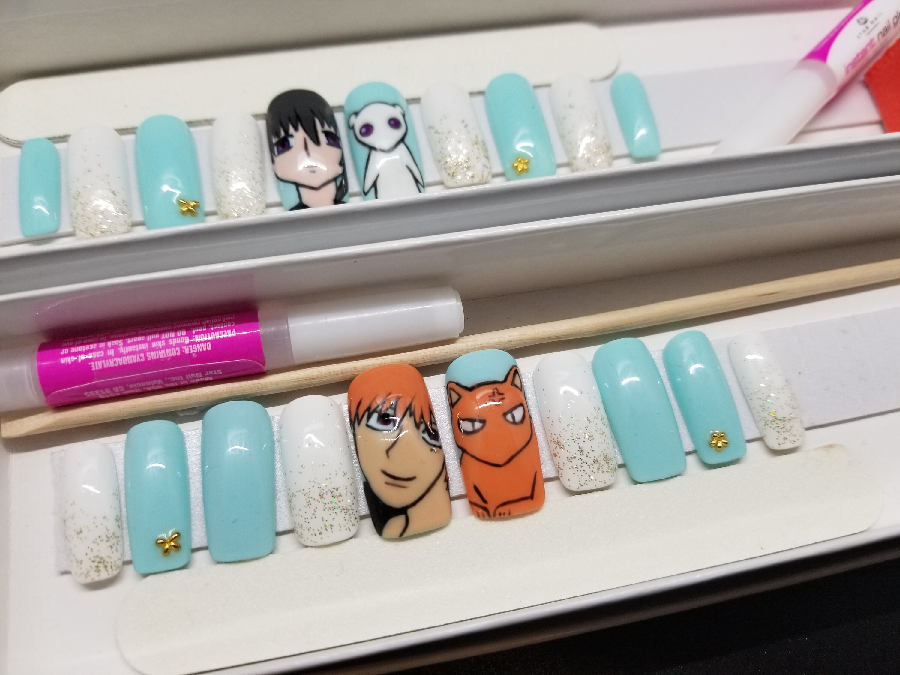 Fruits Basket Nails Etsy