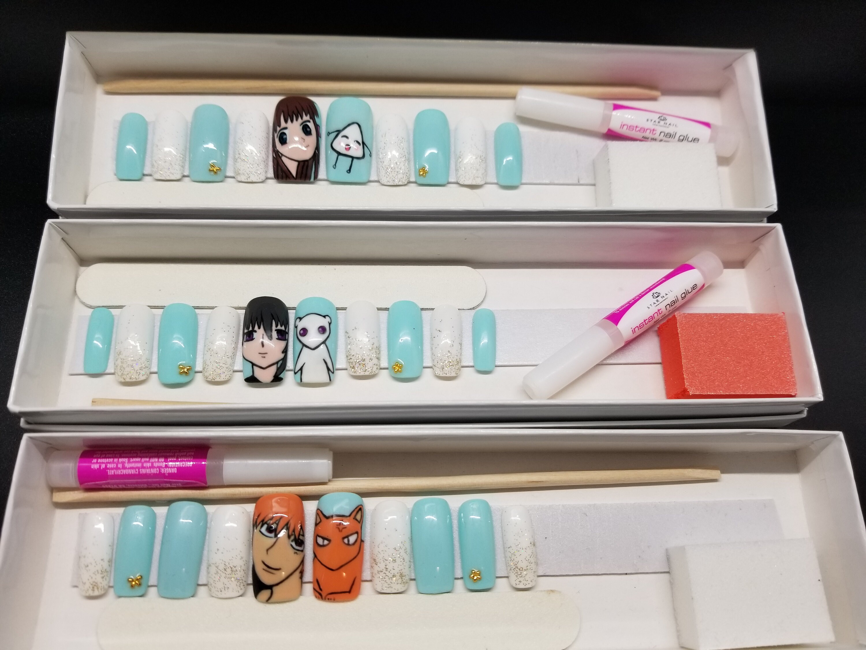 Fruits Basket Nails Etsy