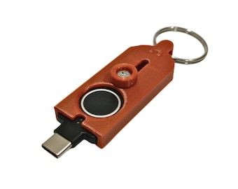 In - Out Cover case Keychain for Yubikey Bio + 5 NFC/C Bio + 5C NFC