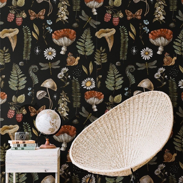 Cottagecore Peel and Stick Wallpaper - Etsy Canada