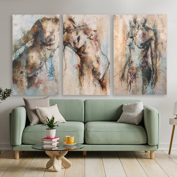 Nude Women Art Set - Etsy