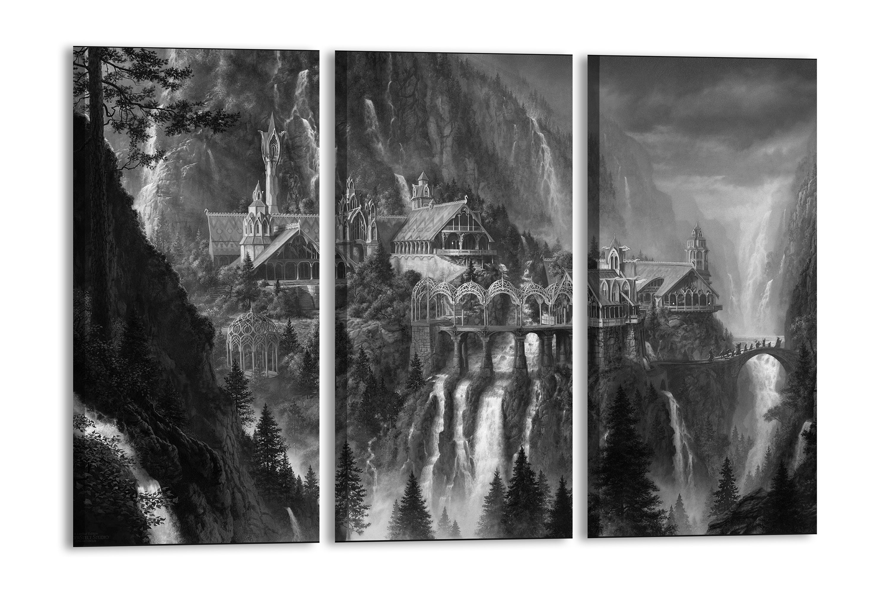 Lord of the Rings Large Canvas Print Etsy UK