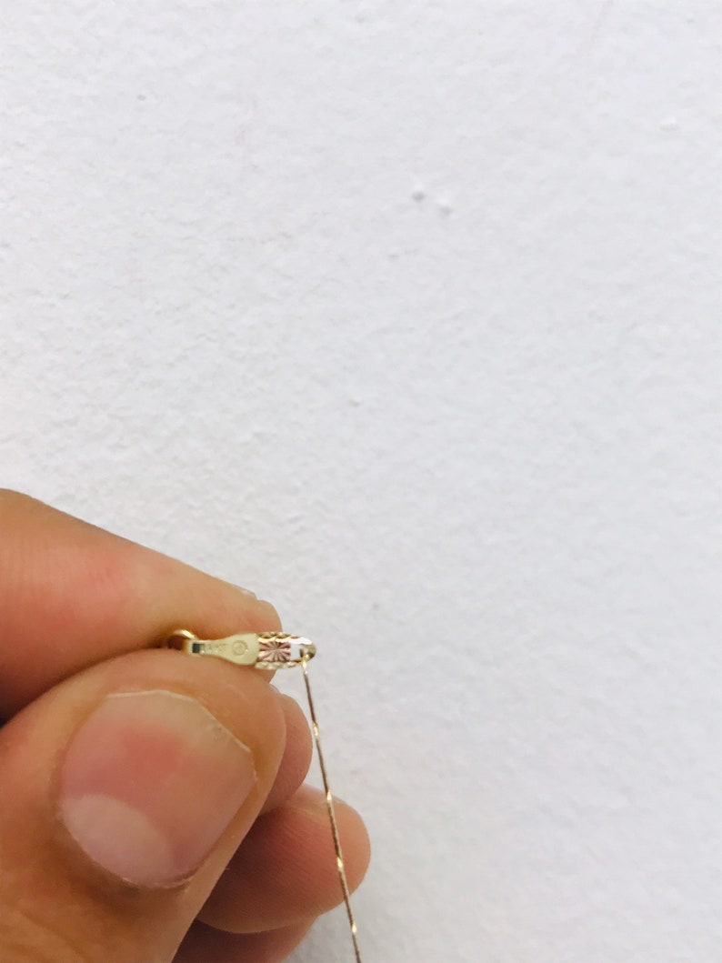 Pulsera Para Bebe De Oro 14k Para Cumplea\u00f1os 14k Gold Tri-Color Baby ID Bracelet 6 Valentino Link,Kids Bracelet Real Gold Free Engraving