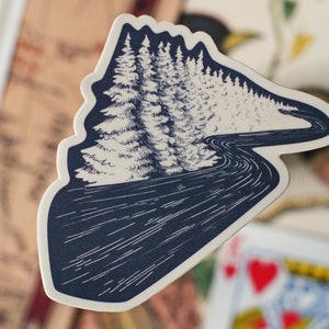 River Sticker — 3 inch Waterproof Vinyl Sticker