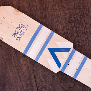 Handmade Skateboard Deck — Snowcap — Pine Tree Skate Co.