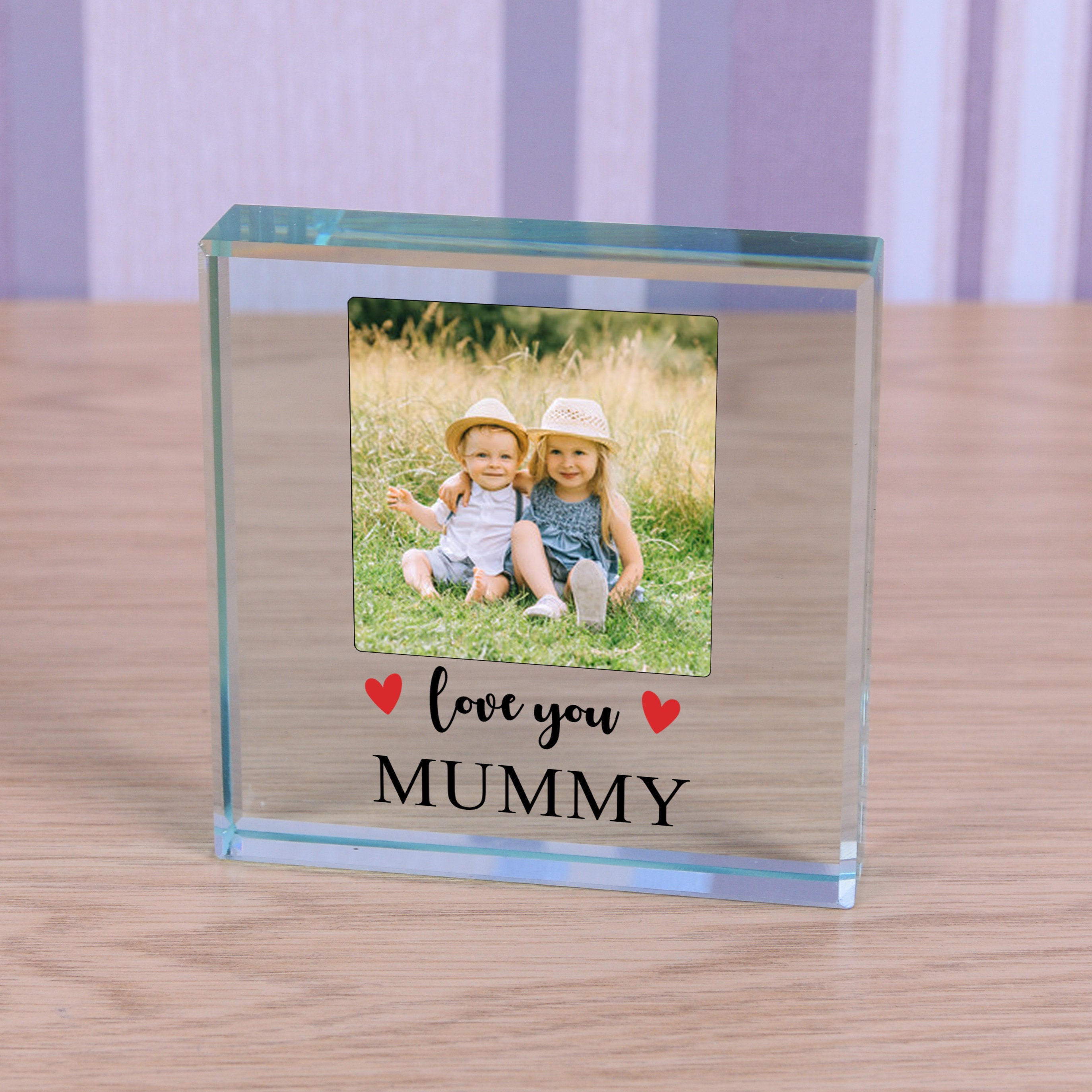 Personalised Glass Photo Gift Photograph Keepsake Glass Etsy