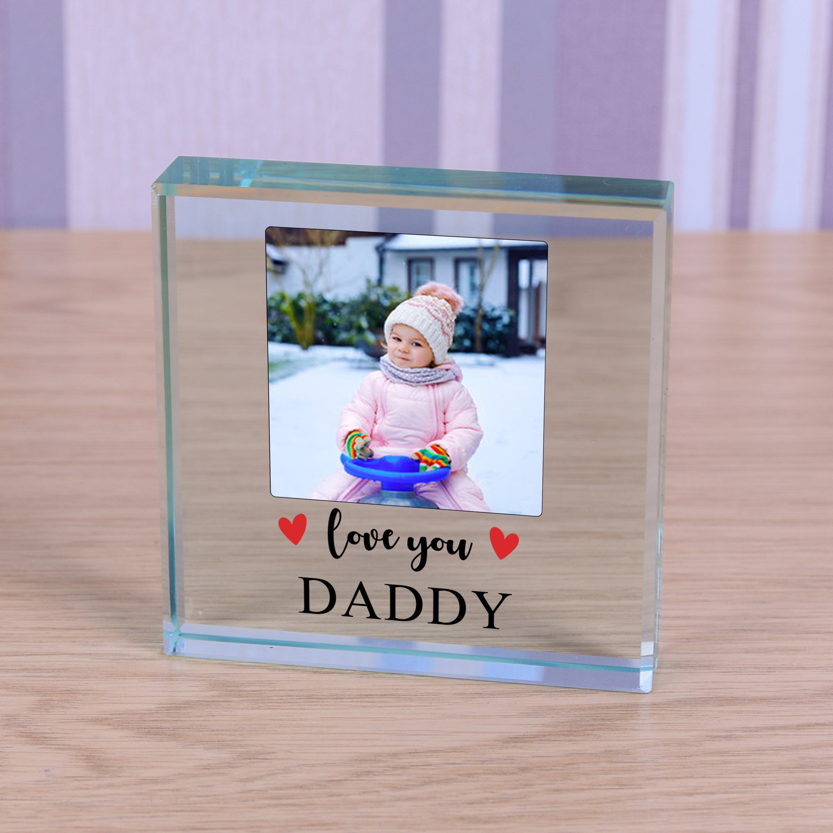Personalised Glass Photo Gift Photograph Keepsake Glass Etsy