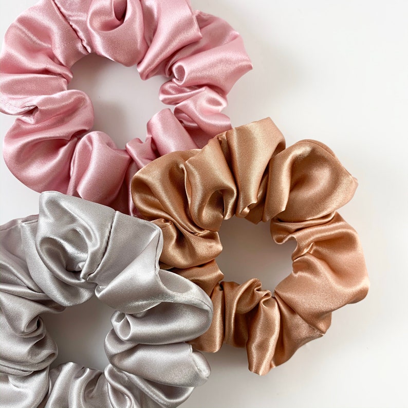 Silk Satin Scrunchie hair scrunchies hair bands satin Etsy