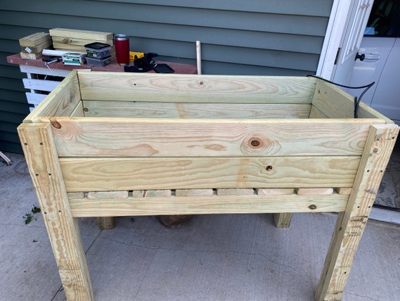 DIY Raised Garden Bed Plans. Instant digital download