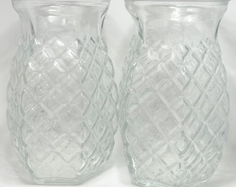 Beautiful Pressed Glass Vases for Cottagecore or Vintage Decor- 2 Available