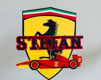 Ferrari Cake Topper Etsy