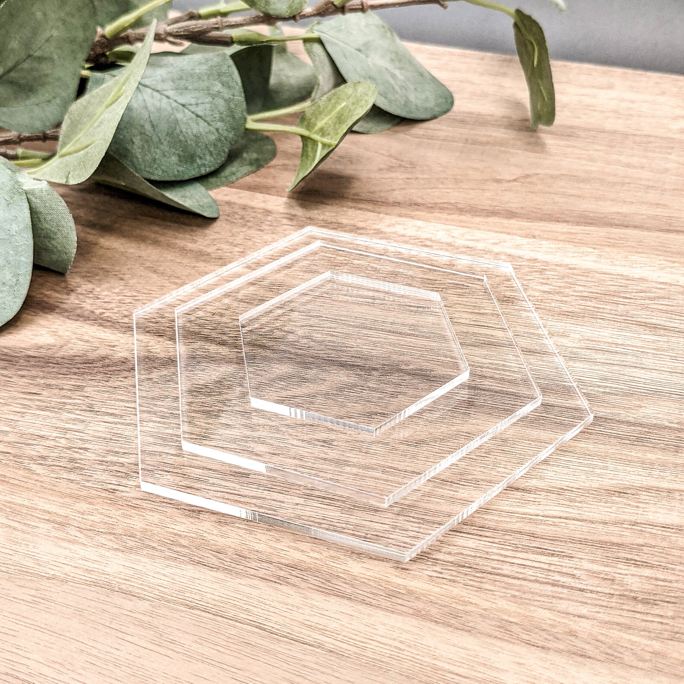 Blank Acrylic Table Place Name Wedding Table Décor Blank Etsy