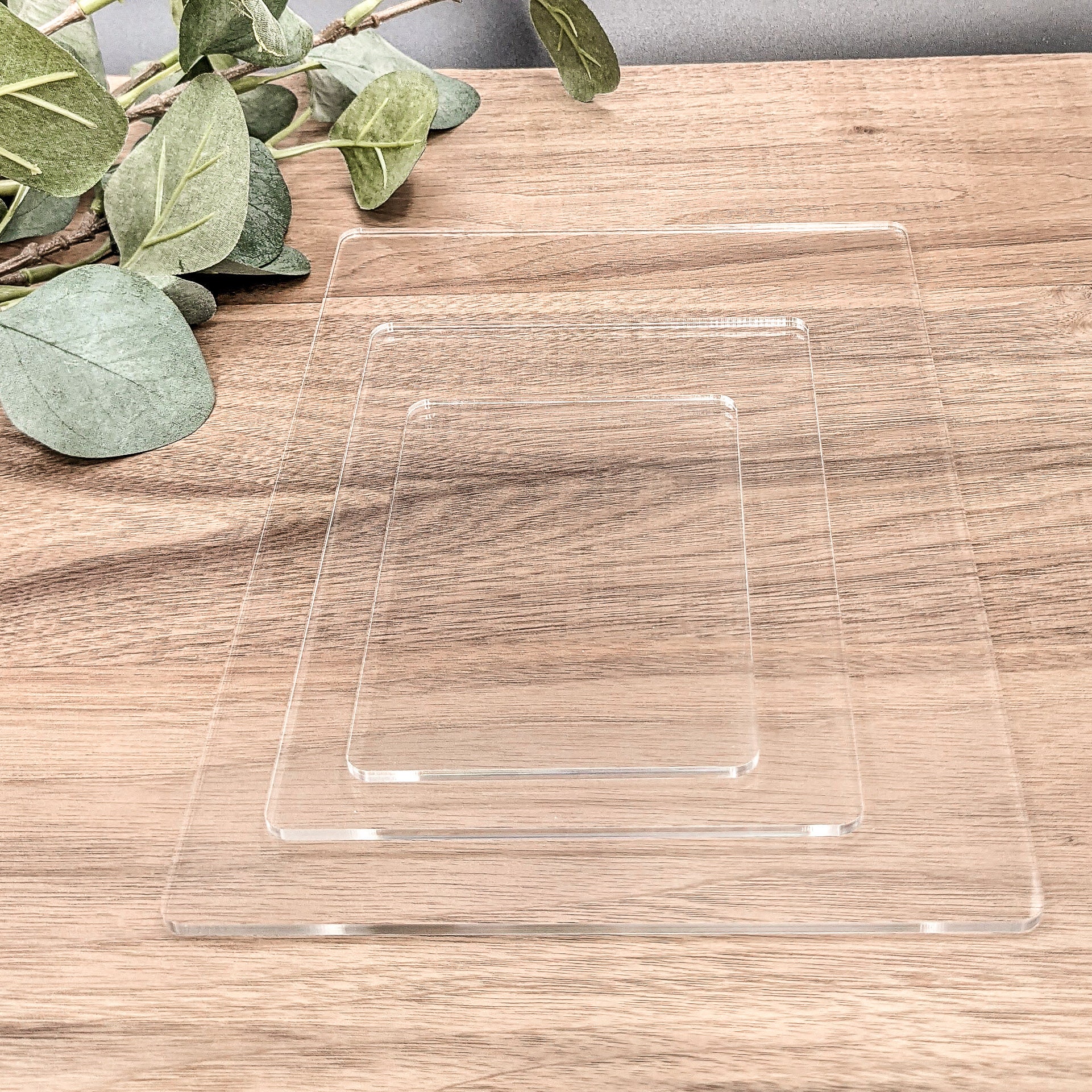 Blank Acrylic Table Sign Wedding Table Décor Blank Place Etsy UK