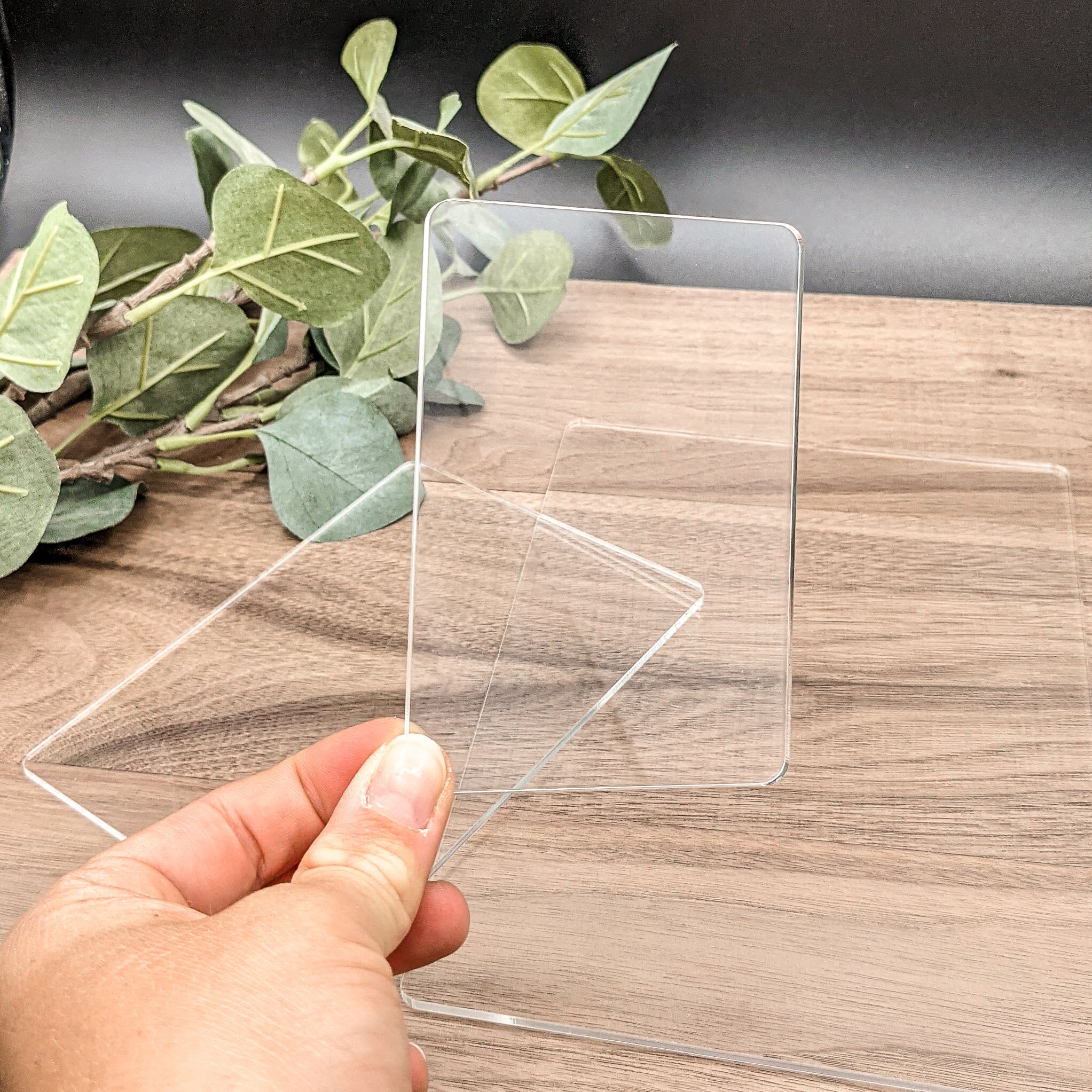 Blank Acrylic Table Sign Wedding Table Décor Blank Place Etsy UK