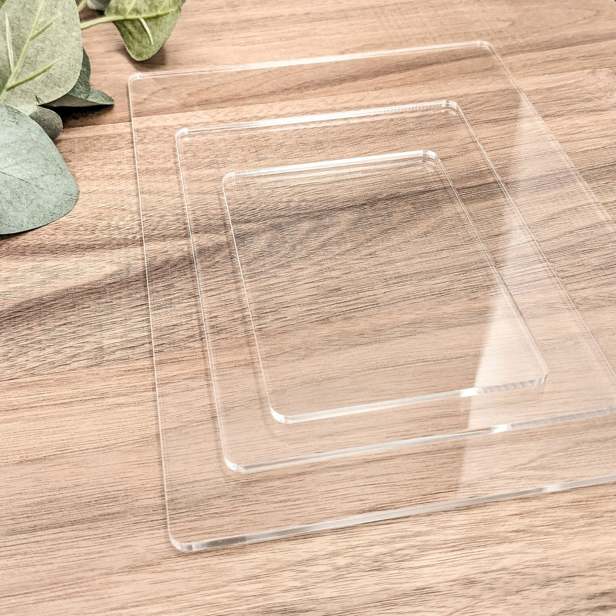 Blank Acrylic Table Sign Wedding Table Décor Blank Place Etsy UK