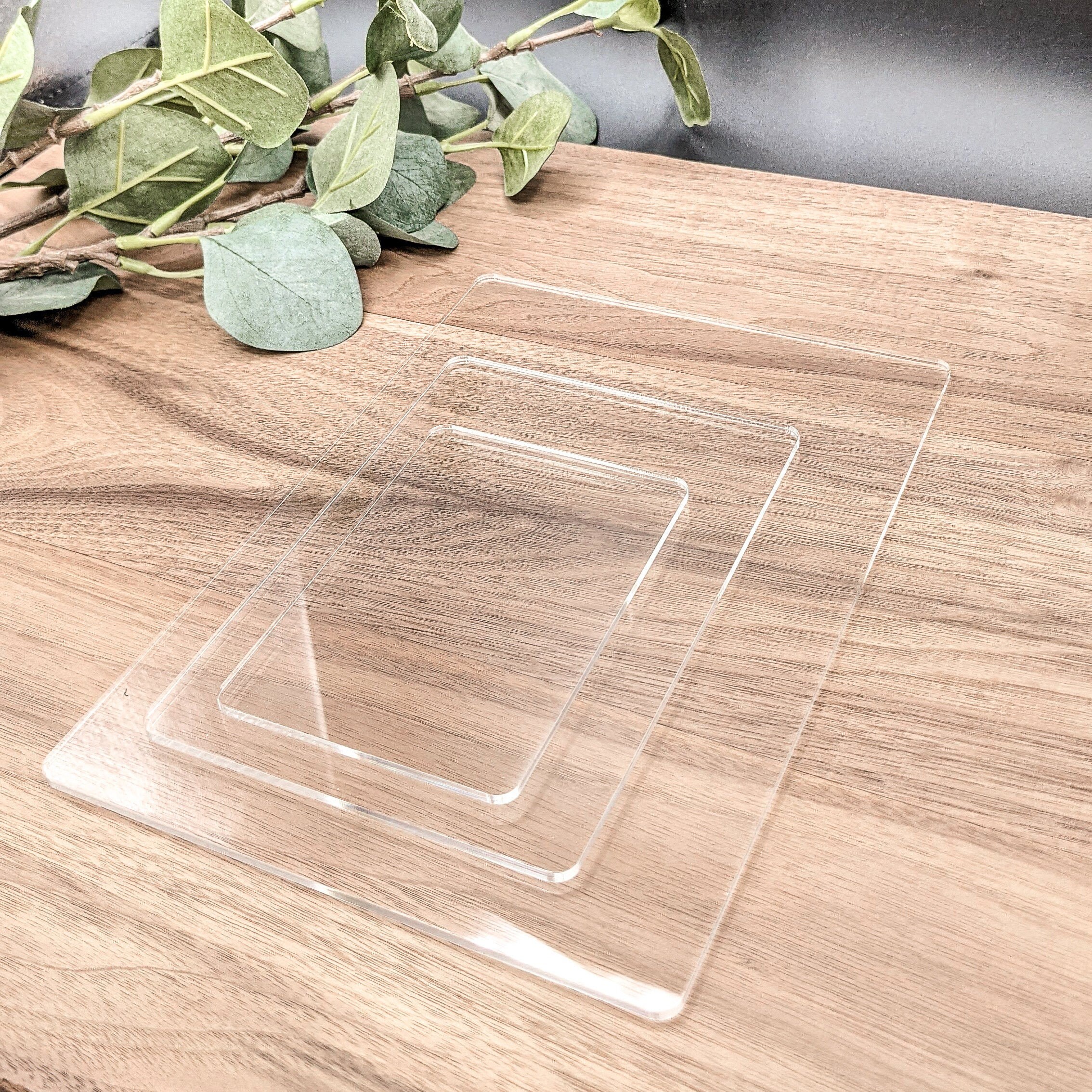 Blank Acrylic Table Sign Wedding Table Décor Blank Place Etsy UK