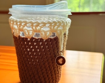 Iced Coffee Sleeve - Mocha Latte with Vanilla cold foam