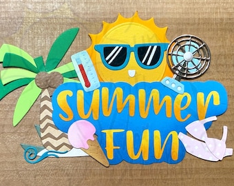 Summer Fun Embellishment Cluster