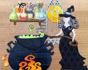 Halloween Witch's Brew Embellishment set