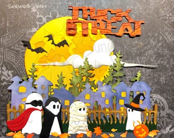 Ghost Costumes Embellishment Cluster + Sentiment