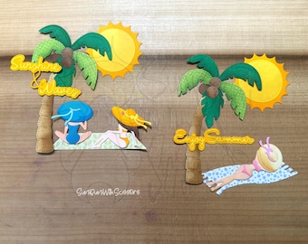 Summertime Girls - Cardstock Embellishments