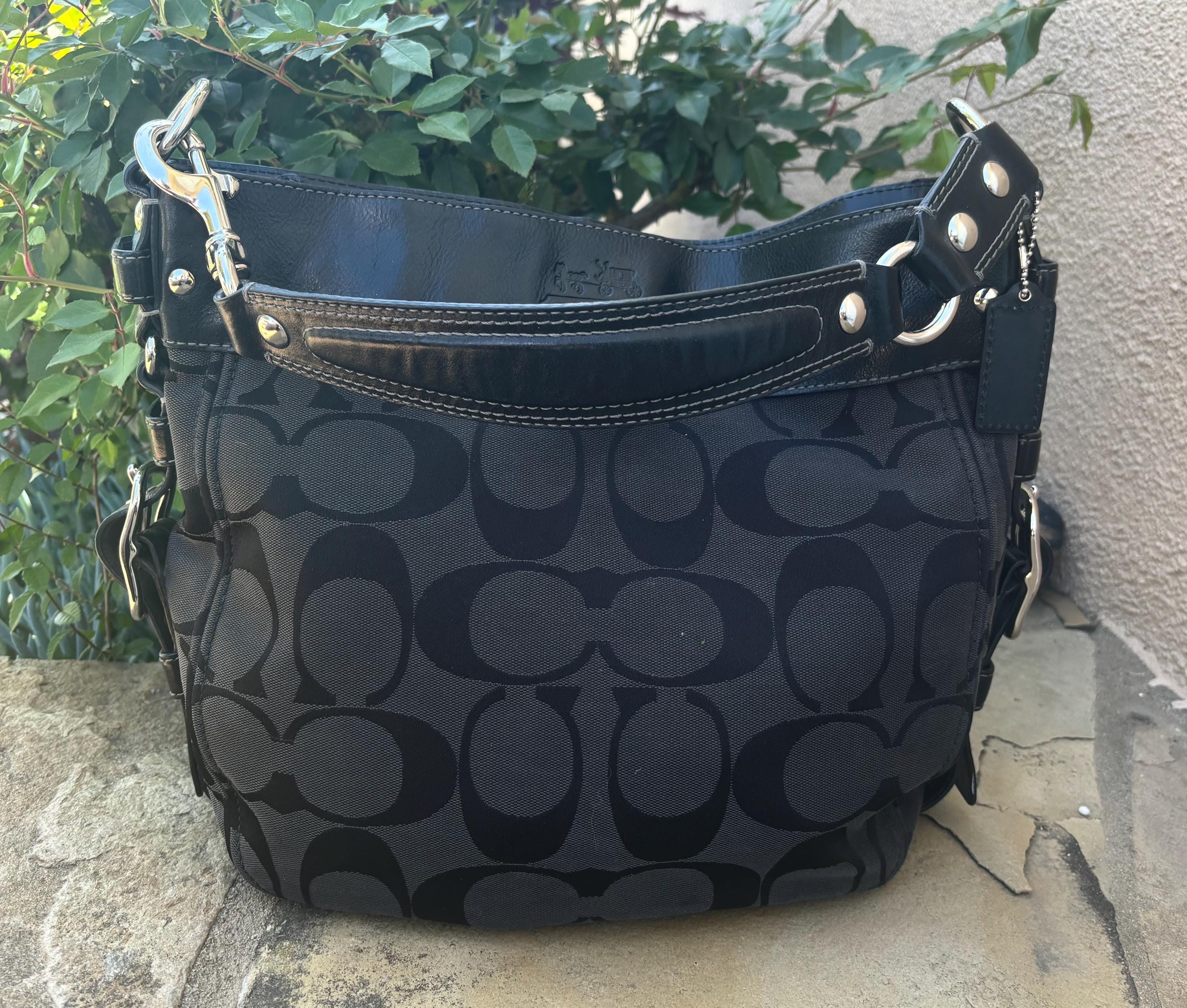 Coach Signature Soho Bag - Etsy Coach Signature Soho Bag - Etsy