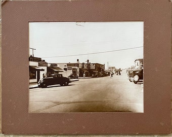 Antique Manhattan Beach Historical Society 8x10 Sepia Tone Original Photograph