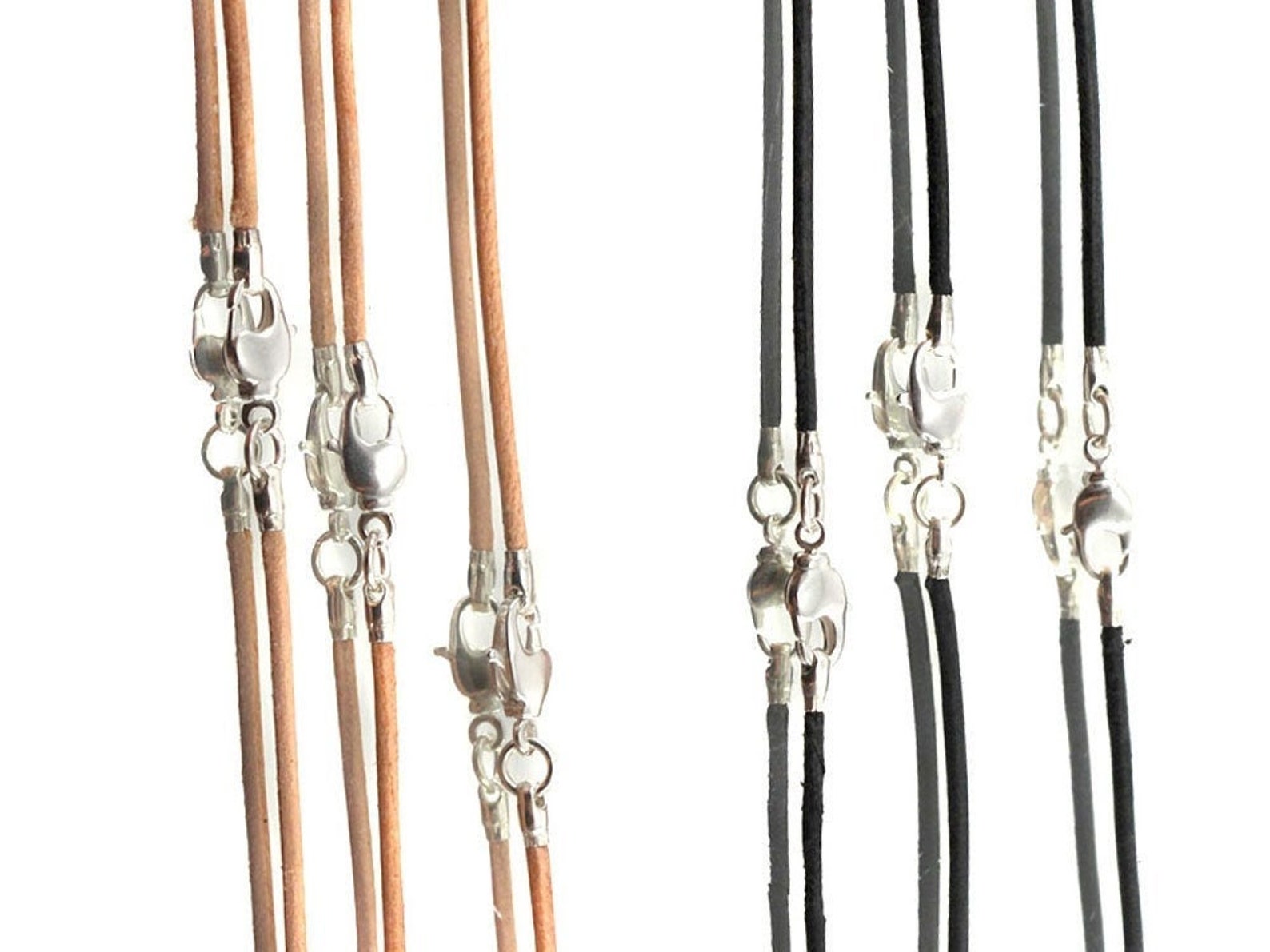 Leather Cord Necklace Leather Necklace Cord Leather Etsy