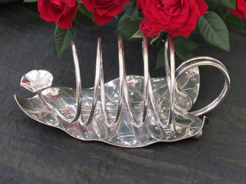 Henry Wilkinson Silver Plated Tableware Ornate Silver Plated Toast Rack