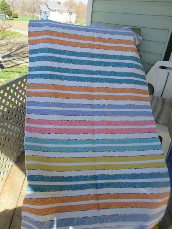 92 woven catalogne blanket hand made cotton material 53 Etsy
