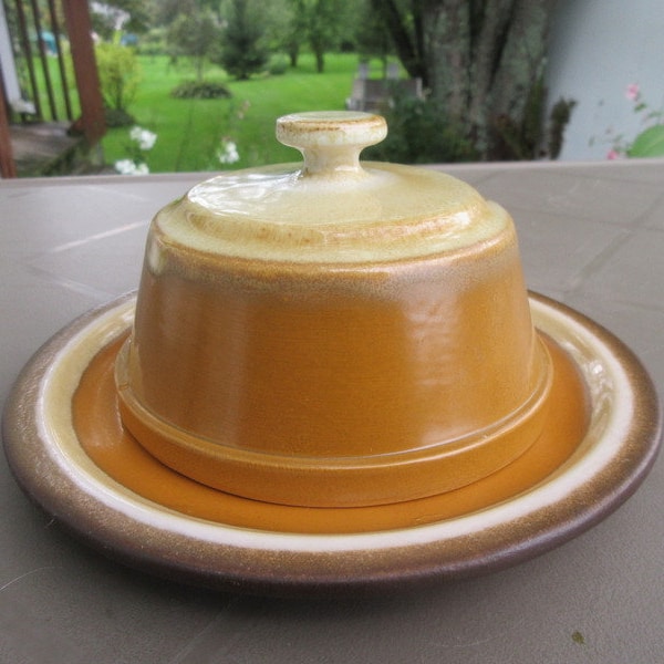 Pottery Butter Dish Etsy Canada