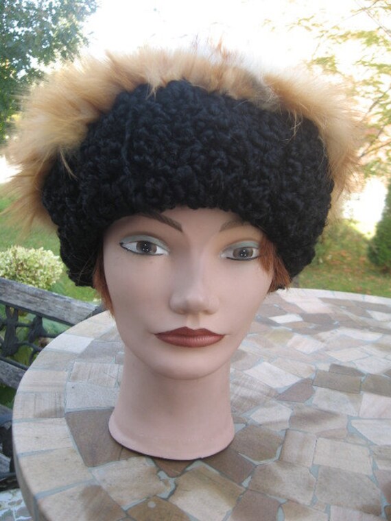 A33 Men Women Beret Beanie Real Mink Mahogany Brown Fur Real Etsy