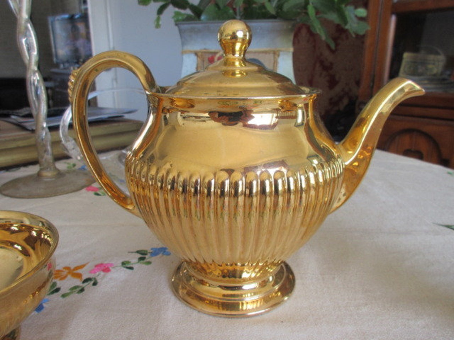 77 Vintage Tea Set Royal Winton Grimwades Colour Gold Etsy