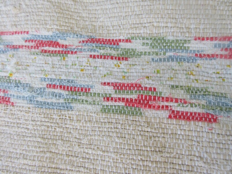 44 Woven Catalogne Blanket Hand Made Cotton 65 in Wide X Etsy