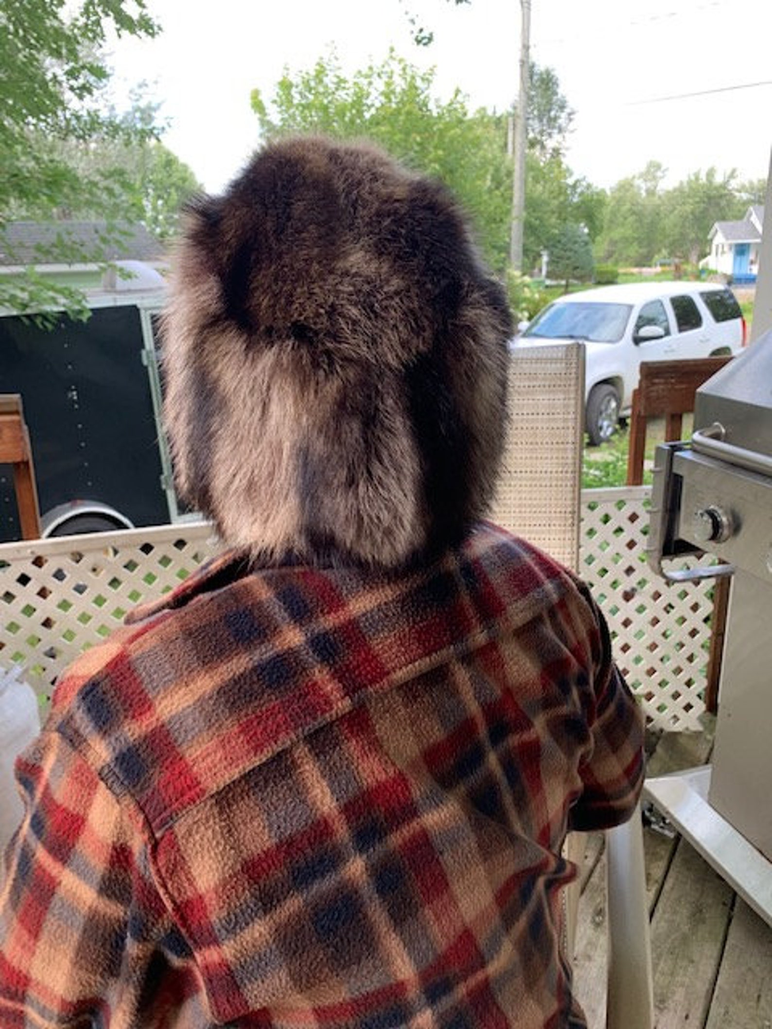 R2 Men Women Real Raccoon Fur Hat Brown Fits Size 26 in Etsy