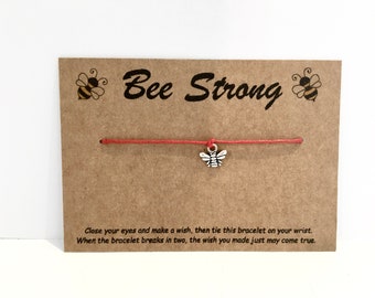 bee strong bracelet