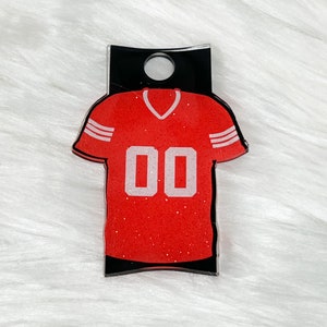 Football Jersey Tumbler Tag, Sprots Mom Tag For For Tumbler Lid, Mom Tumbler Tag,  Cute Tumbler Tag, Drink Tag