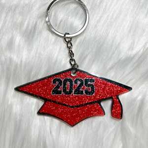 Grad Cap  Key Chain, Graduation Keychain, Graduation Gift, Senior Gift, Graduation, Gift,Personalized Graduation Gift