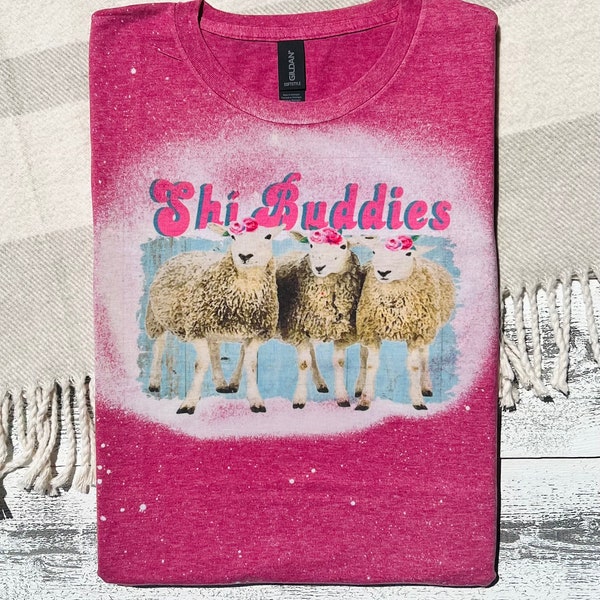 Shi buddies shirt | sheep shirt| Indigenous shirt  | navajo shirt | custom shirt| Rez made | navajo made | diné shirt | native shirt