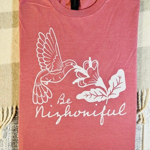 Be Nizhoniful | Native Shirt | diné Shirt | Native Shirt | hummingbird Shirt | screen Print Shirt