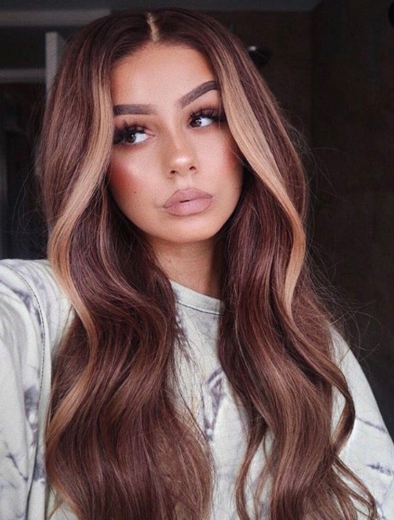 Bella Full Lace Or Lacefront Wig 100 Virgin Hair Copper Etsy