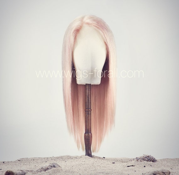 Melrose Full Lace Wig Light Pink Or Highlight Pink Blonde Etsy