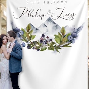 Mountain wedding, Boho wedding, Fall wedding, Wedding backdrop for reception,Photo booth backdrop, ,Wedding Backdrop, woodland wedding