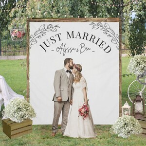 Wedding backdrop, Wedding arch, Photo booth backdrop, Rustic wedding decor, Welcome to our wedding sign, Wedding Decor, Minimalist decor