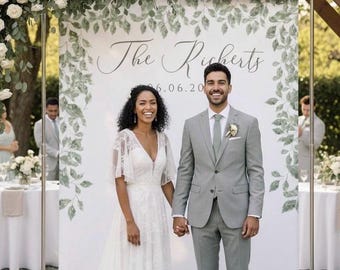 Wedding backdrop for reception, Photo booth backdrop, Wedding Decor , Boho wedding, Wedding Backdrop, wedding decor